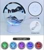 1Pack Dimmable 3D Dynamic Quicksand Lamp | Deep Sea Sandscape Art Night Light for Bedroom/Office, Decorative Bedside Table Lamp
