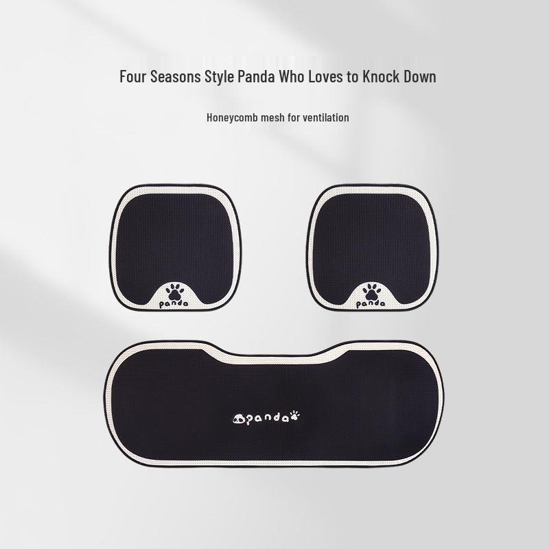 Universal Ladies' Car Seat Cushion: All-Season, Breathable Half-Cover for Spring and Summer