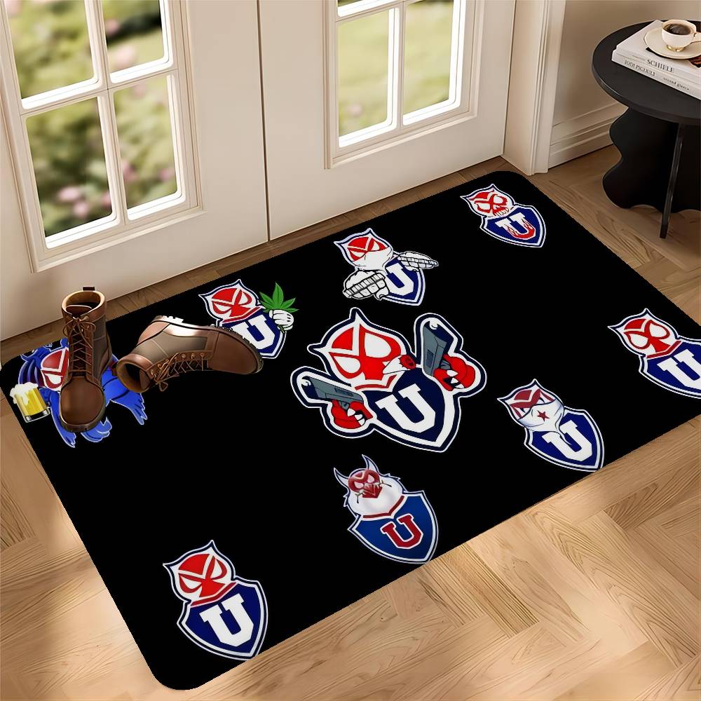 Chile U-University Logo Anime Bathroom Mat Anti-slip Absorb Water Long Strip Cushion Bedroon Mat Welcome Doormat