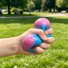 Stress Relief Flour Ball Toy Rainbow Color Changing Stress Ball Fidget Toy Home Office Desk Toy Decompression Gadget