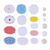 5Pcs 1/12 Dollhouse Cartoon Food Plates Dollhouse Mini Kitchen Plates Decoration Dolls House Accessories Pretend Play Toys