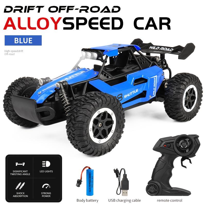 1:16 Scale Off-Road RC Car 2.4Ghz Remote Control Rechargeable Lithium Battery Speeds Up to 20 Km/H USB Charging Collision-Resistant Design