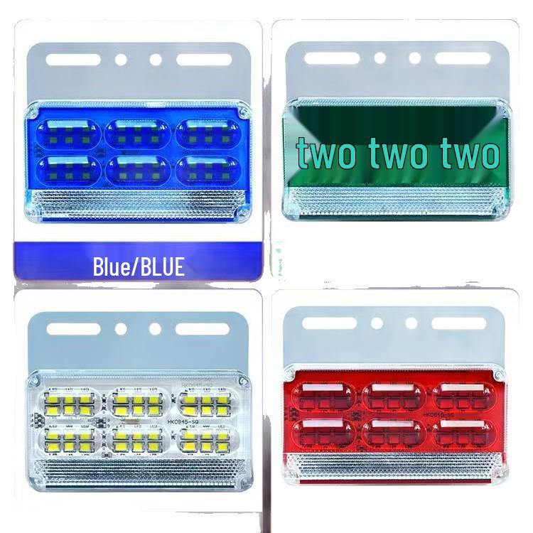 24V Wasserdichte LED LKW Seitenmarkierungsleuchten - Weites Sichtfeld, Superhell, Lange Lebensdauer