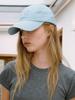 Elssibeui Lcve Logo Washed Cotton Ball Cap_Skyblue