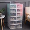 Storage Shoe Box Stackable Clear Closet Shelf Plastic Organizer Shoe Container