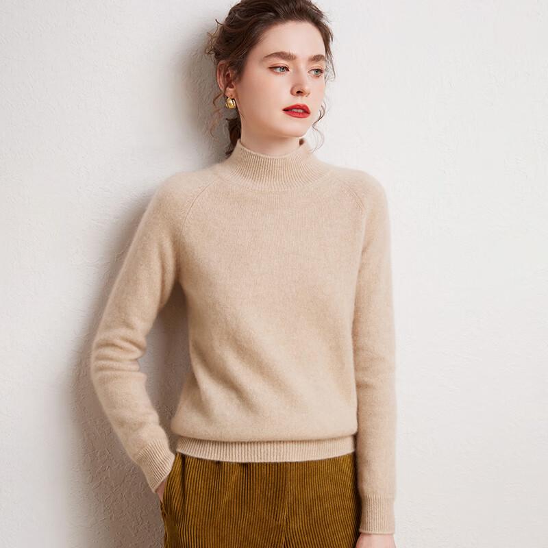 Fanzhen Women's 100% Cashmere Thick Sweater