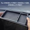 ABS Silicone Dashboard Storage Tray For OMODA 9 PHEV OMODA 9 SHS OMODA C9 PHEV Tissue Box Center Console Screen Rear Organizer