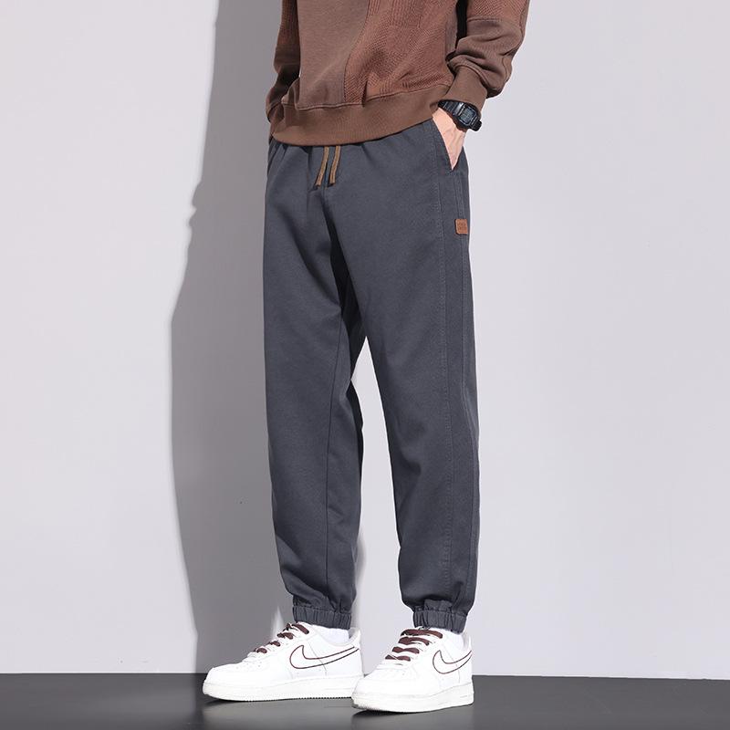 

Мужские повседневные универсальные свободные трендовые гаремные спортивные штаны с манжетами - Коллекция Осень/Зима 2025 L