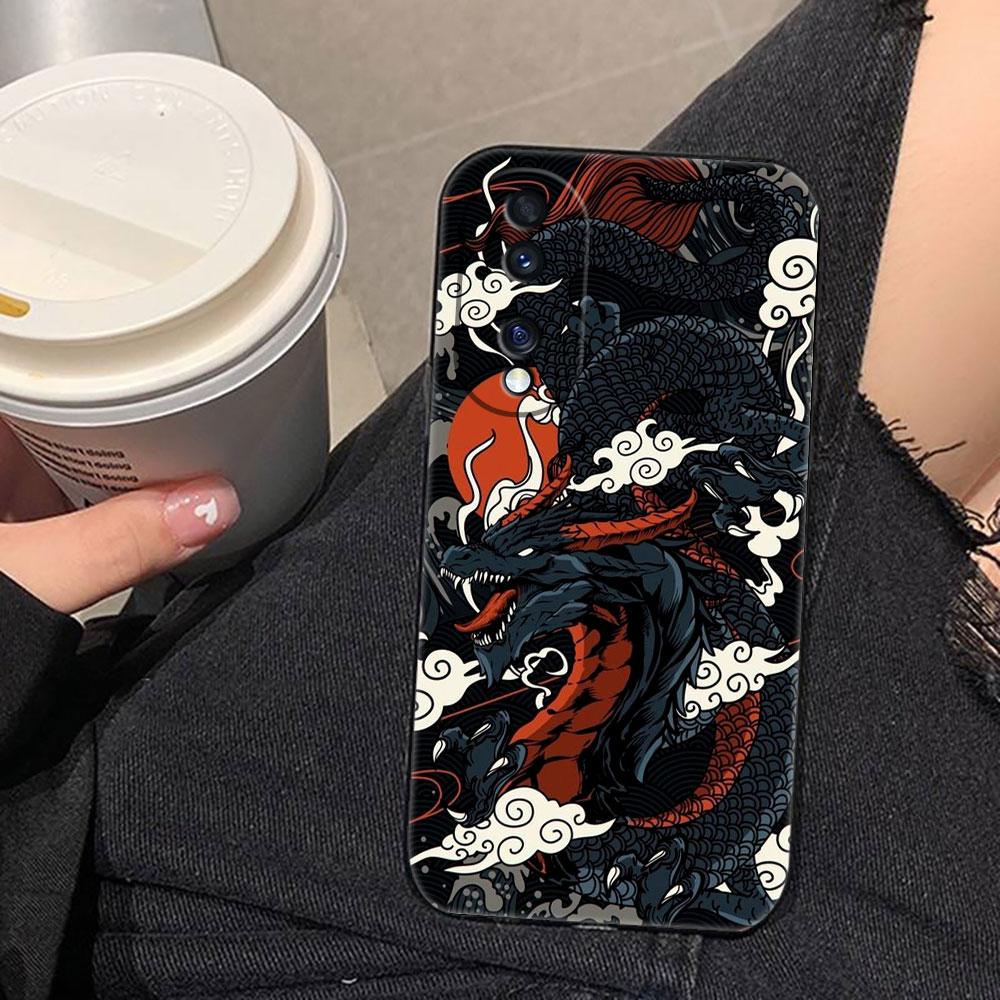 Mythische Drachen-Tiger-Handyhülle für HUAWEI NOVA 3I 7I 8I 9 HONOR 400 20 90 X5C X6B X7 X7B X7D X8 X8B X9 X9B X9D X9A Schutzhülle