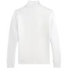 Ralph Lauren Hoodie Solid Color Pony Logo Stand Collar Half Zipper Long Sleeved White Children's Style 323953023-003