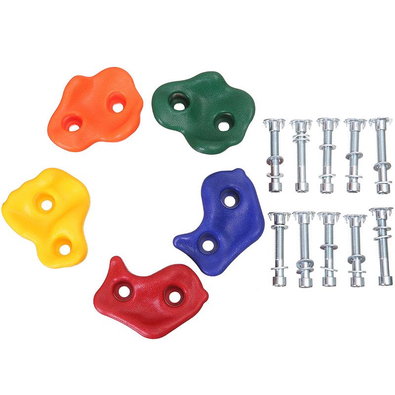 10 Stück Spielzeug für Kinder, Felsen, Kunststoff, Holz, Wandklettersteine, Kinderspielzeug, Spiele, Kletterwand, Hand- und Fußgriffe, Kits, Kinderspiel