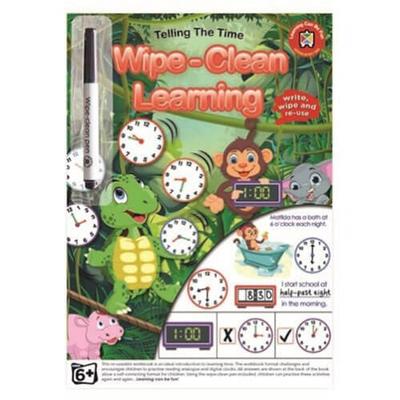 Learning Can Be Fun Wipe-Clean Learning (Telling Time)