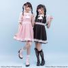 Heart Dot Scarf Dress, Blue X White, LL, Mass-Produced, Yumetenbo