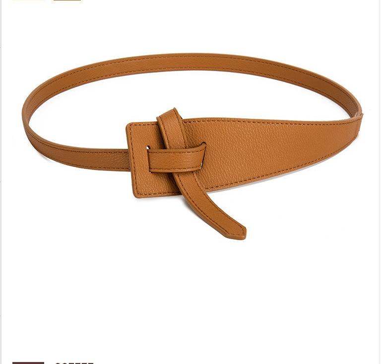 New Coat Belt Women's Wide Fashion All-Match Belt Female Ornament Sweater Skirt Retro Hipster Waist Tight Waist Seal Wide