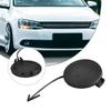 Für Jetta MK6 2011 bis 2014 ABS-Kunststoff Abschleppöse Abdeckung 5C6807241 Frontstoßstange Abschlepphaken Ösenabdeckung Kappe Auto Außen Zubehör Schwarz