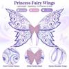 Organza Prinzessin Fee Flügel Leichtes Verkleidungsflügel Neu Funkelnde Engelsflügel Halloween