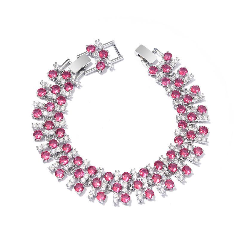 Luxus Blume Zirkon Armband, Hochwertig Exquisit Und Fortschrittlich, Nicht Verblassendes Armband Für Frauen