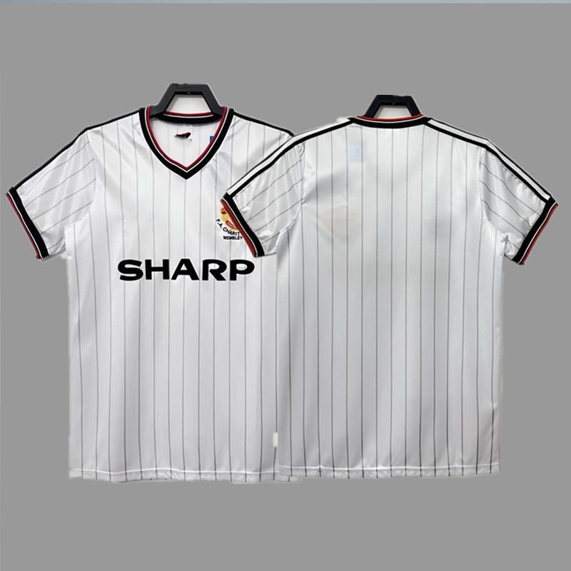 Man L Retro Jersey Football Jersey No. 7 Beckham Cantona C Ronaldo Rooney Giggs Jersey