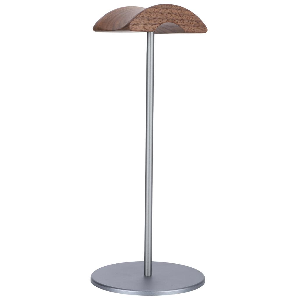 Headphone Stand Rack Headset Earphone Holder Hanger DIY Black Walnut Wood Aluminum Desk Display
