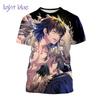 Trend Anime Demon Slayer Fashion T-Shirt Cartoon 3d Print Short Sleeve Top Street Comfort Casual Shirt Harajuku Tshirt