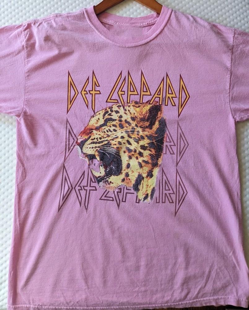 

New Pink Def Leppard T Shirt Def Leppard Gift Family ligth pink shirt Unisex T-Shirt S