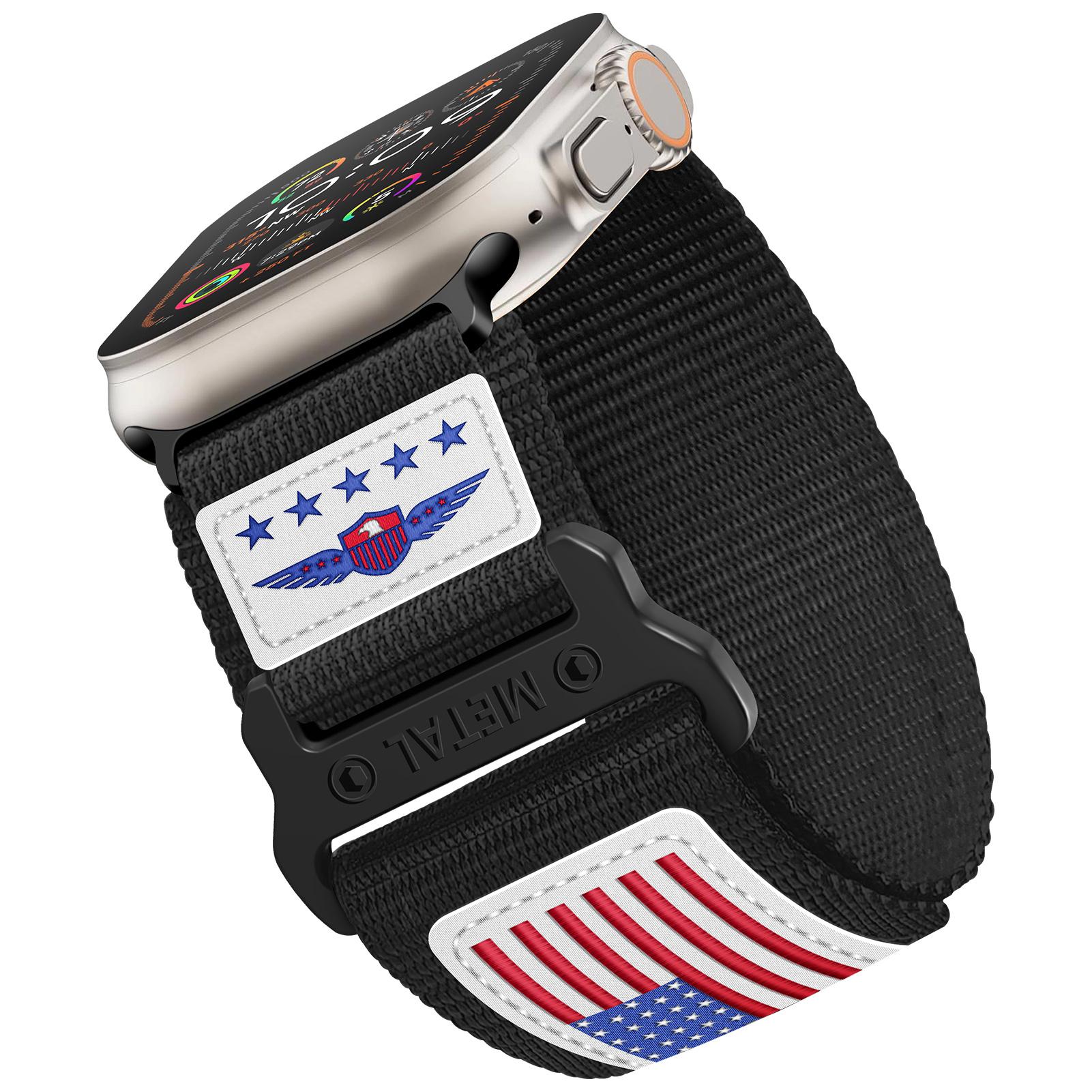 

Sport Strap for Apple Watch Ultra 2 Band 49mm 45mm 44mm 42mm accessories Leather Nylon bracelet Correa Series 9 7 6 5 4 8 SE 42 44 45 49mm SM