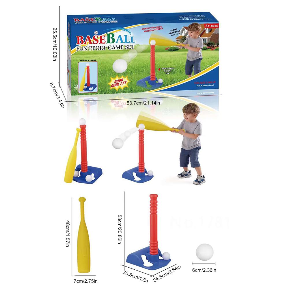 Baseball Toys ABS Outdoor Sport Toys Kids Baseball Sports Toy Set for Kids  3-5 U – buy the best products in the Coolbe online store, image size:1001x1001