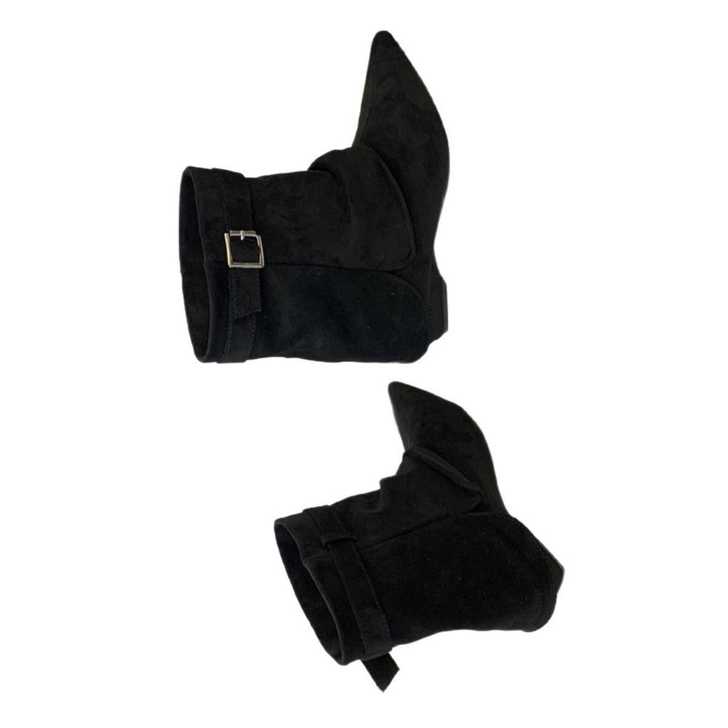 Damenstiefel mit Innensohle, Retro-Dunkel, Kurze Stiefel, Ritterstiefel, Martin-Stiefel, Herbst-Neu, Spitz, Kurze Stiefel, Westernstiefel