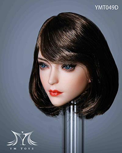 [TOYBARJAPAN] YMTOYS YMT049D Asian Beauty Female Head for 1/6 Scale Action Figures (Body and Clothes Not Included)