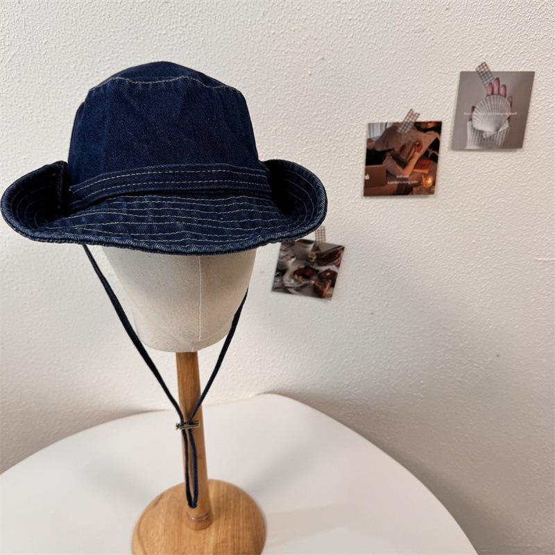 Western Cowboy Hat Bucket Hat Sunshade Sun Hat Women Outdoor Travel Camping Fishing Basin Hat Men