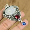 Gift For Her 925 Sterling Silver Natural Solar Moss Opal Gemstone Indian Jewelry Pendant