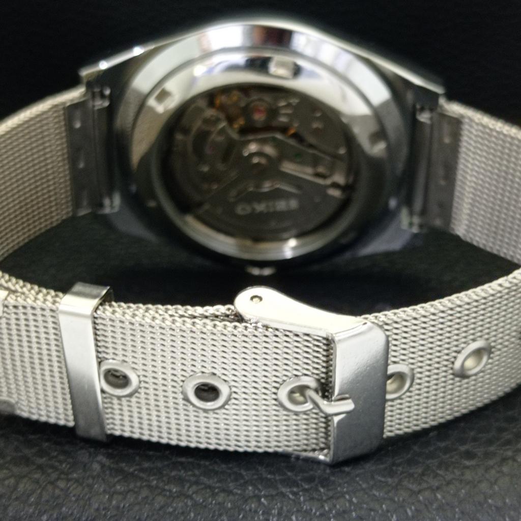 AUTOMATIC VINTAGE REFURBISHED SEIKO 5 JAPAN 6309A MENS BLUE DIAL WATCH a441326-4