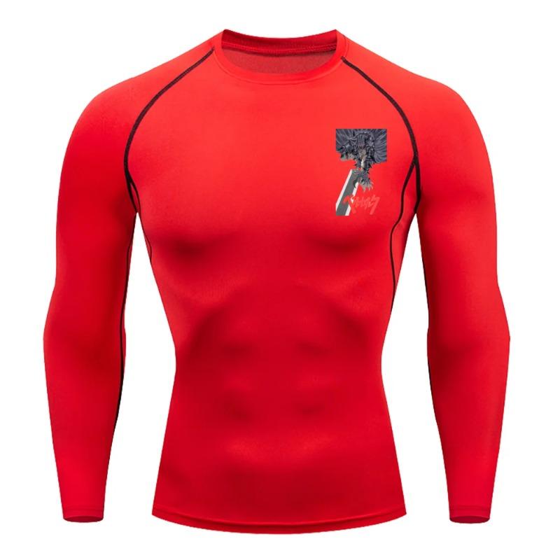 Męska Koszulka Kompresyjna Sportowa Szybkoschnąca Fitness T-shirt Obcisła Pochłaniająca Pot Jogging Jazda na Rowerze Outdoor 8 Kolorów Krótki Rękaw