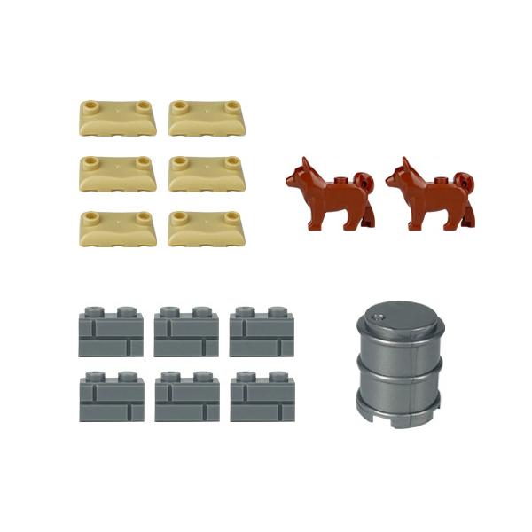 Militär Spezialeinheiten Polizei SWAT Gangster Waffen Pistolen Mörser Jeeps Off-Road Panzerfahrzeug Modell Soldat Baustein Spielzeug