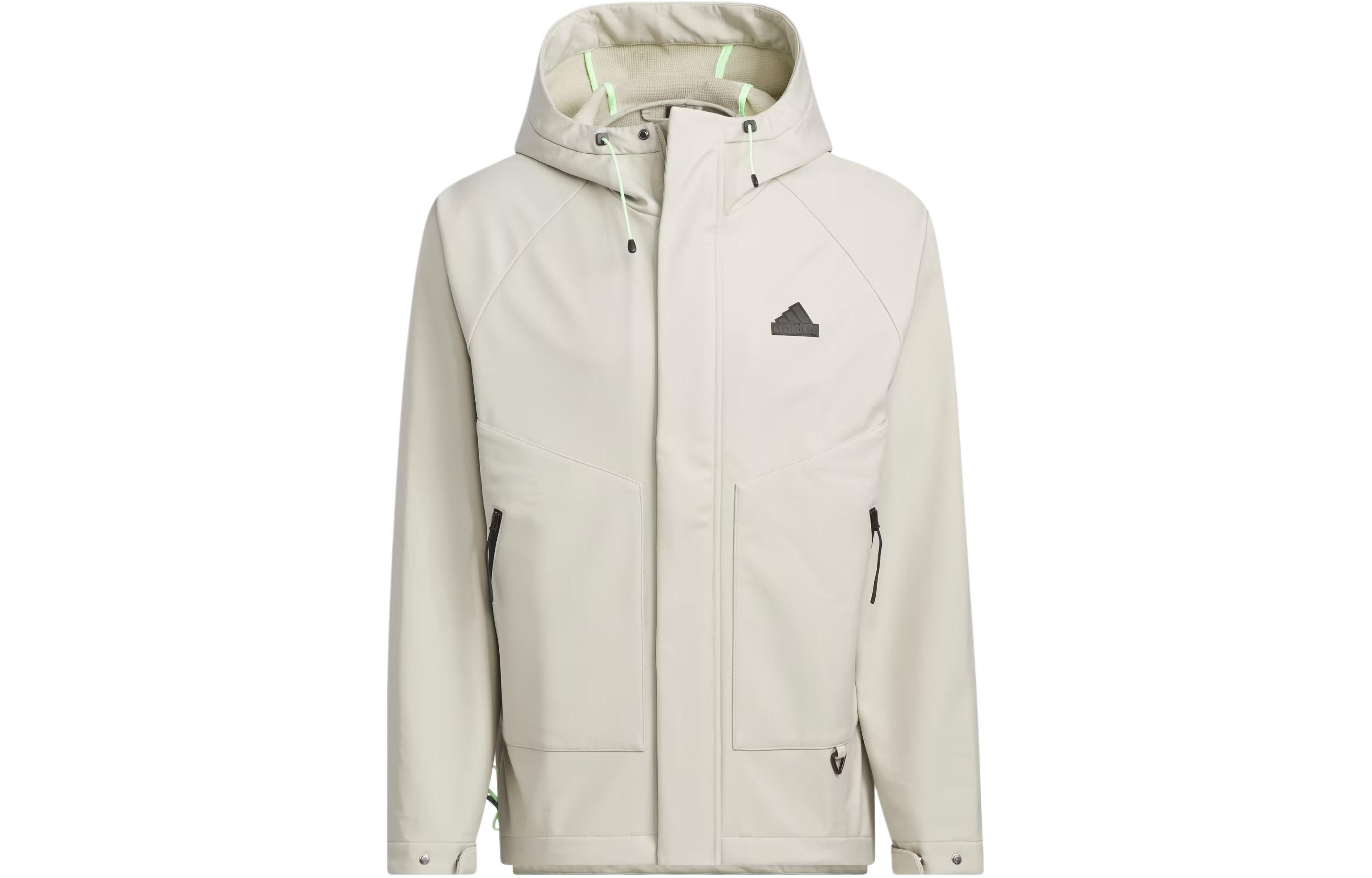 Adidas CITY ESCAPE Jacket Jackets & Coats Men s Light Gray JE8575 XL