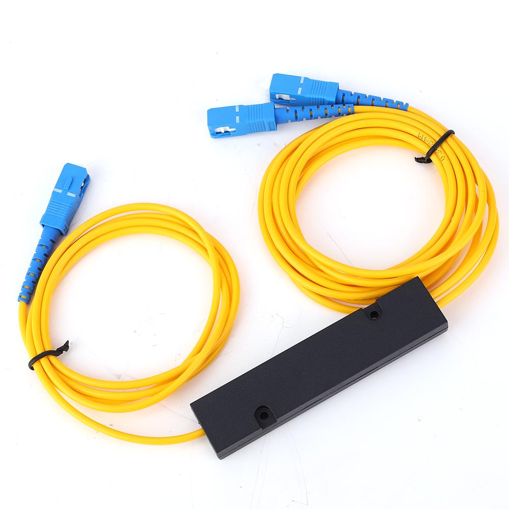 Singlemode Fiber Optic Splitter 1x2 FBT Splitter Module with SCUPC Interface 13101550nm