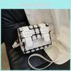 Stylish Simple Square Bag Trendy Fall Collection Versatile Women's Handbag