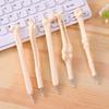 10Pcs Realistic Bone Ballpoint Pens Novelty Office Supplies Creative Design Bone Shaped Gel Pen Students Study Stationery Gift