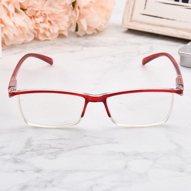 TR90 Reading Glasses for Man and Woman Fashion Business Gradient Color Unisex Eyewear Protection Portable Vintage Eyeglasses