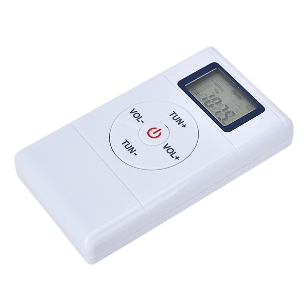 Portable FM Radio With Wristband 3.5MM Earphones Battery Operated Radios 60-108Mhz DSP Digital Tuning Radio For Senior Outdoor