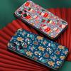 Christmas cartoon pattern For Xiaomi Redmi Note 15 14 13 12 12S 11E 11 11S Pro Plus 4G 5G Black Soft TPU Phone Case