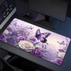 Butterfly Garden Xl Gaming Mouse Pad Nonslip Rubber Base Stitched Edge Waterproof Desk Mat For Pc Laptop Gamer Office Computer Accessories C927141