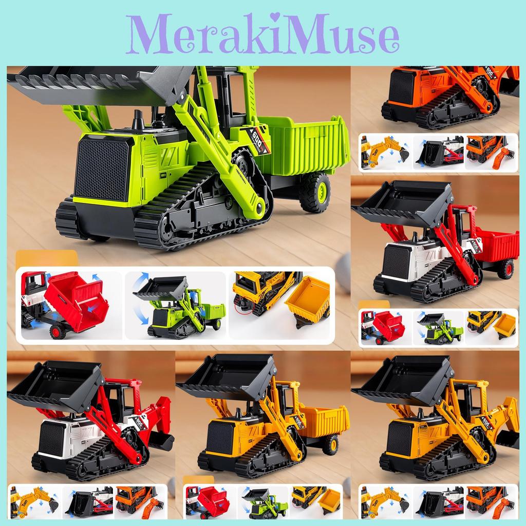 Construction Vehicle Inertia Car With Push And Pull Function For Kids Developmental Play