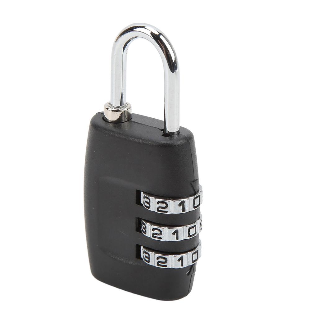TSA-godkänt bagagelås hänglås 3-siffrig kombination stöldskydd rostfritt stål för resebagage resväska skåp