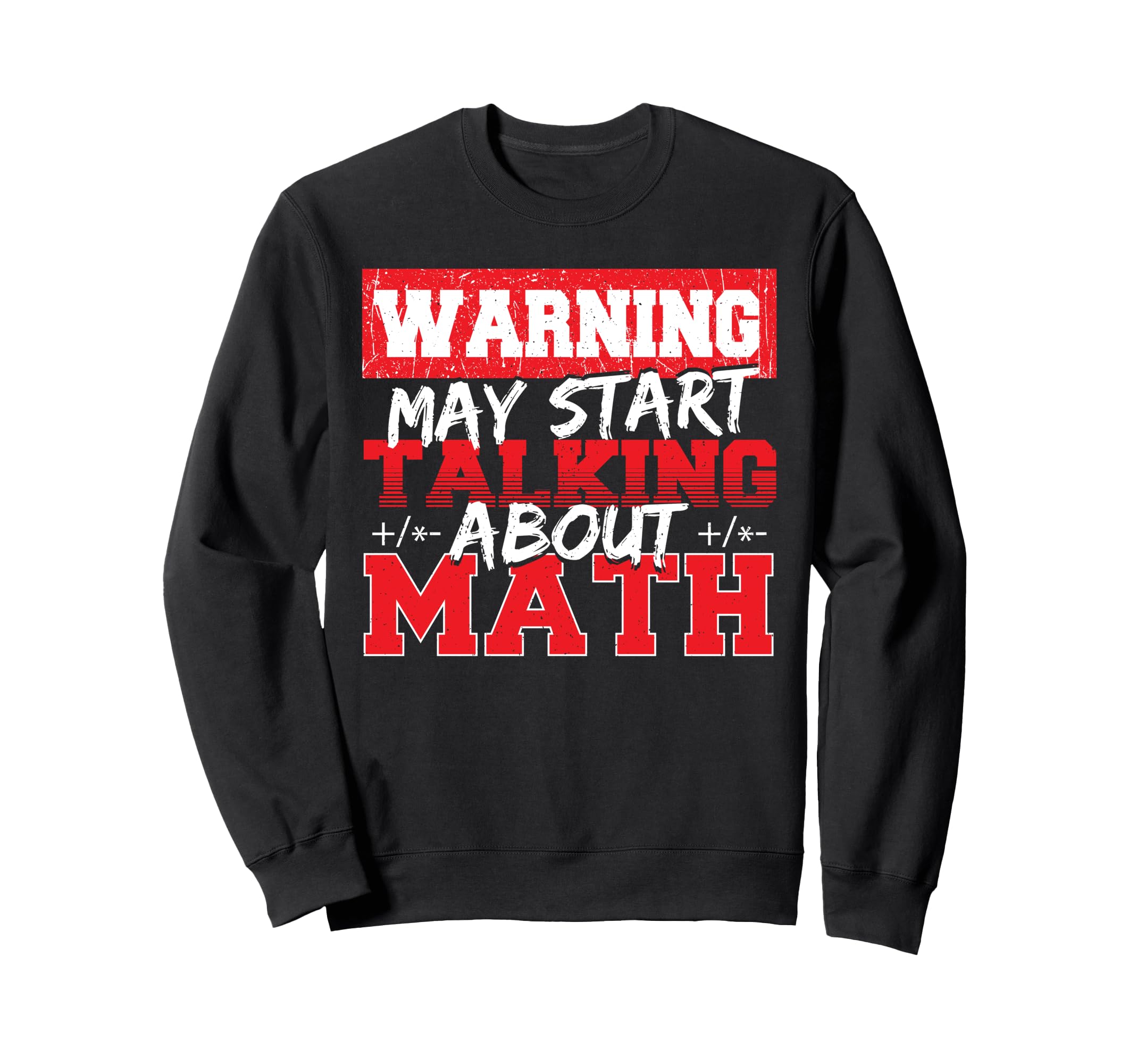 

May start talking about math Trainer Warning чёрный