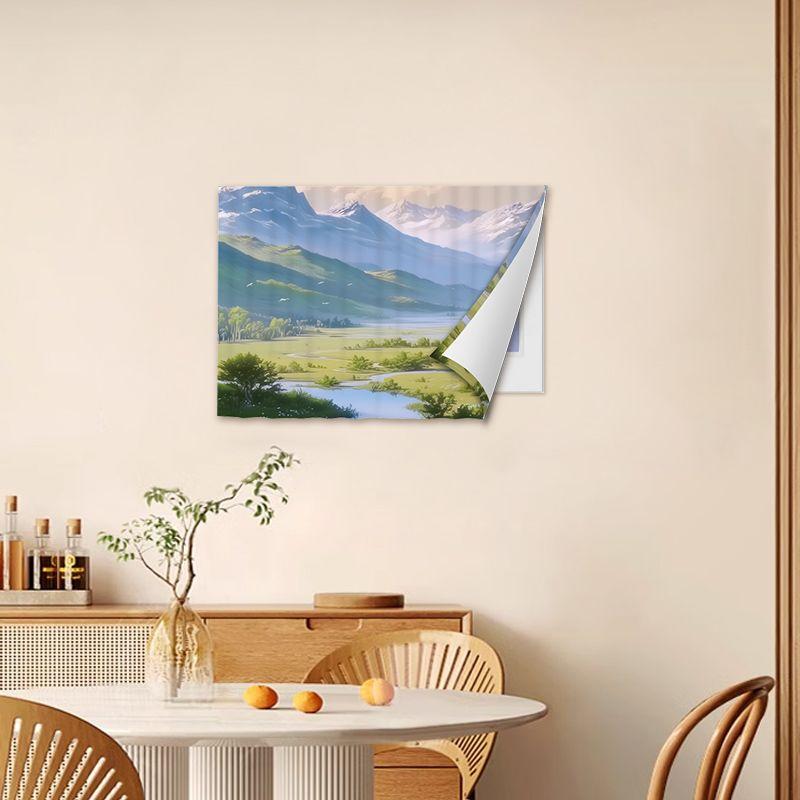 

Шторка-экран для электрического щитка на липучке, самоклеящаяся, современная декоративная тканевая картина, шторка от пыли для неприглядного распределительного щитка, ткань без проколов Rizhao Jinshan 2 40 wide * 30cm high (top Velcro)