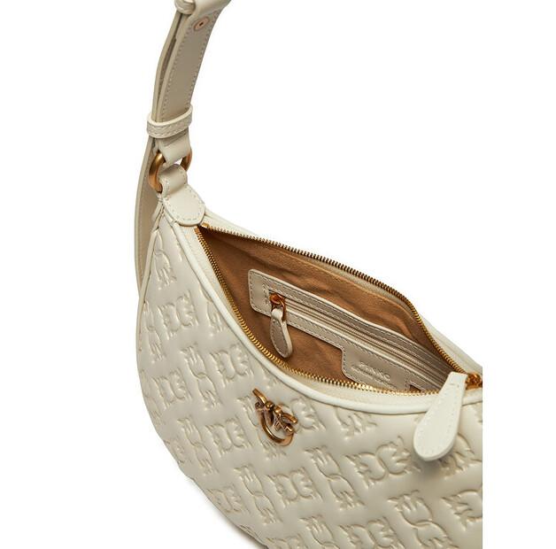 Сумка PINKO Half Moon Mini Fl AI 24-25 PLTT 102790 A1YB светло-бежевый