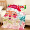 fashion art Preppy Tropical Christmas Flannel soft warm plush blanket sofa living room pet hogar bedroom gift home Car portable