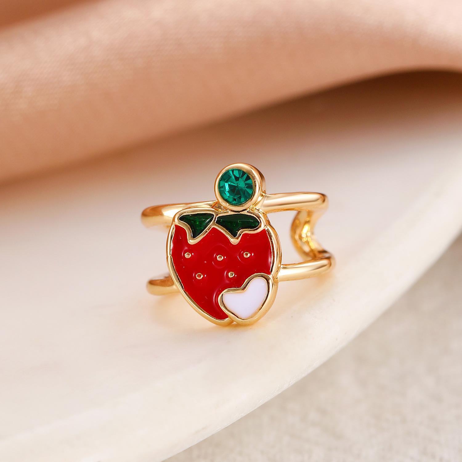 

Серия Фрукты Яблоко Клубника Вишня Капающее масло Без прокола ушей Сплав Клипсы для ушей Серьги для женщин 1 pcs