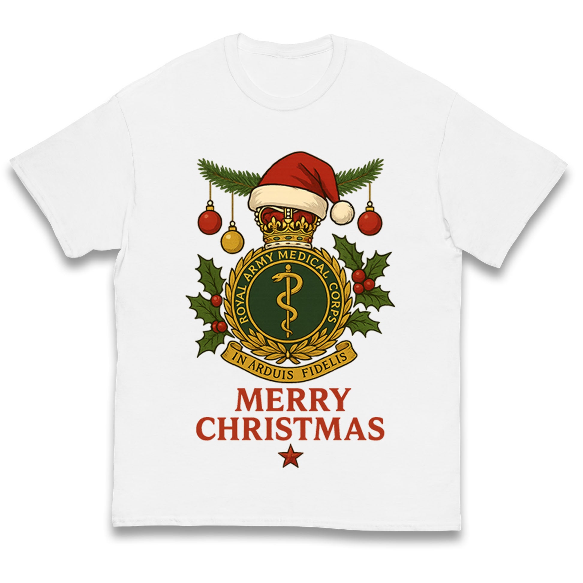 Royal Army Medical Corps Christmas Kids T Shirt 110